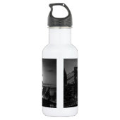 Black & White New York City Waterfles (Achterkant)
