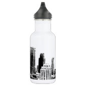 Black & White New York City Waterfles (Rechts)