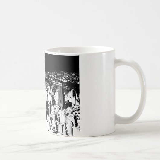 Black & White New York Koffiemok (Rechts)