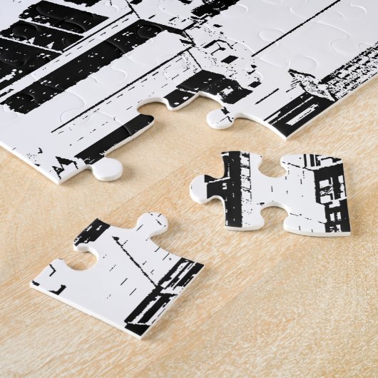 Black & White New York Legpuzzel (Zijkant)