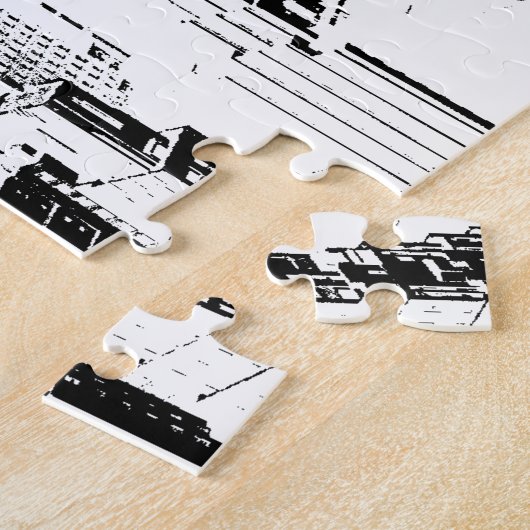 Black & White New York Legpuzzel (Zijkant)