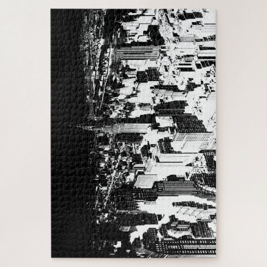 Black & White New York Legpuzzel (Verticaal)