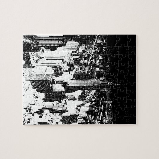 Black & White New York Legpuzzel (Horizontaal)