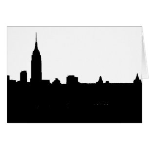 Black & White New York Silhouette