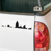 Black White New York Silhouette Bumpersticker (Op Truck)