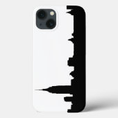 Black White New York Silhouette Case-Mate iPhone Case (Achterkant)