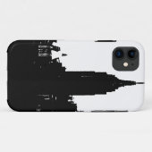 Black White New York Silhouette Case-Mate iPhone Case (Achterkant (horizontaal))