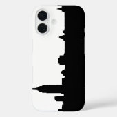 Black & White New York Silhouette Case-Mate iPhone Case (Achterkant)