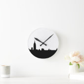 Black & White New York Silhouette Ronde Klok (Huis)