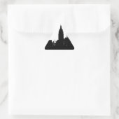 Black White New York Silhouette Sticker (Tas)