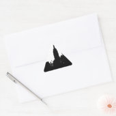 Black White New York Silhouette Sticker (Envelop)