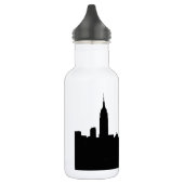Black & White New York Silhouette Waterfles (Links)