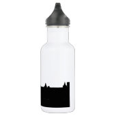 Black & White New York Silhouette Waterfles (Rechts)