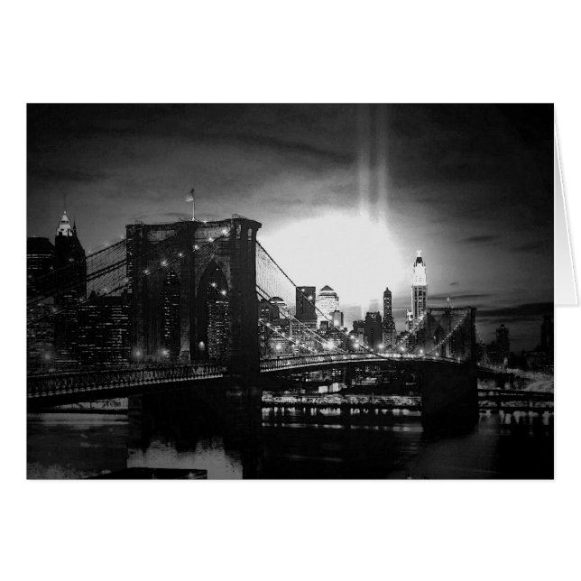 Black & White New York Skyline (Voorkant Horizontaal)