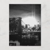 Black & White New York Skyline Briefkaart (Voorkant)