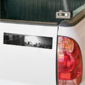 Black & White New York Skyline Bumpersticker (Op Truck)