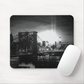 Black & White New York Skyline Muismat (Met muis)