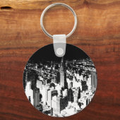 Black & White New York Sleutelhanger (Voorkant)