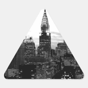 Black & White New York Sticker