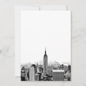 Black & White New York Uitnodiging (Voorkant)