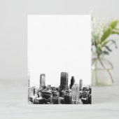 Black & White New York Uitnodiging (Staand voorkant)