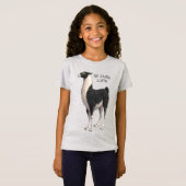 Black & White No Drama Llama T-shirt (Voorkant volledig)