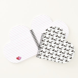 Black White Oxford Dance Shoe Tapdance Tapans Tapa Notitieboek