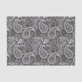 Black White Paisley Elegant Pattern Tissuepapier