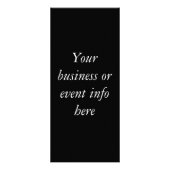 Black & White Paisley Rack Kaart Uitnodigingen (Achterkant)