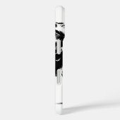 Black White Palm Trees Silhouette Case-Mate iPhone Case (Achterkant / Rechts)