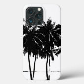 Black White Palm Trees Silhouette Case-Mate iPhone Case (Achterkant)