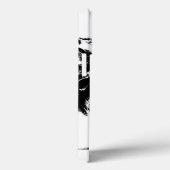 Black White Palm Trees Silhouette Case-Mate iPhone Case (Achterkant / Rechts)