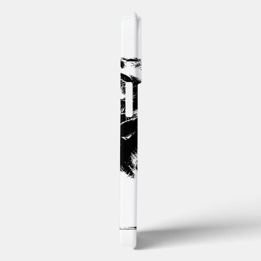 Black White Palm Trees Silhouette Case-Mate iPhone Case (Achterkant / Rechts)