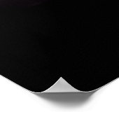 Black & White Pansy Poster (Hoek)