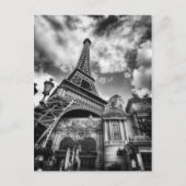 Black & White Paris Briefkaart (Voorkant)