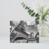 Black & White Paris Briefkaart (Staand voorkant)