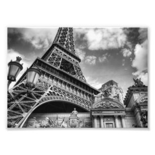 Black & White Paris Foto Afdruk