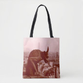 Black & White  Paris Foto Gargoyle Tas (Voorkant)