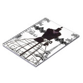 Black White Paris Mode Mannequin Notitieboek (Linkerzijde)