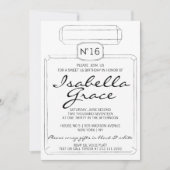 Black & White PARIS Theme SWEET SIXTEEN 16 PARTIJ Kaart (Voorkant)