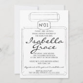 Black & White Paris Theme VRIJGEZELLENFEEST Party Kaart (Voorkant)