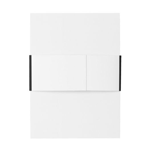 Black & White Pearl Champagne Glass Wedding Uitnodigingen Wikkel (Achterkant Voorbeeld)