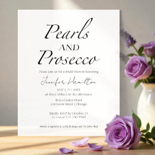 Black & White Pearls en Prosecco Vrijgezellenfeest