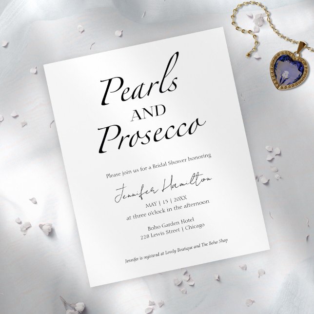 Black & White Pearls en Prosecco Vrijgezellenfeest (Creator heeft geüpload)