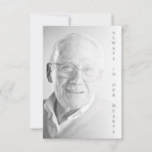 Black & White Photo for Funeral Service (Voorkant)