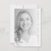 Black & White Photo for Memorial Service (Voorkant)