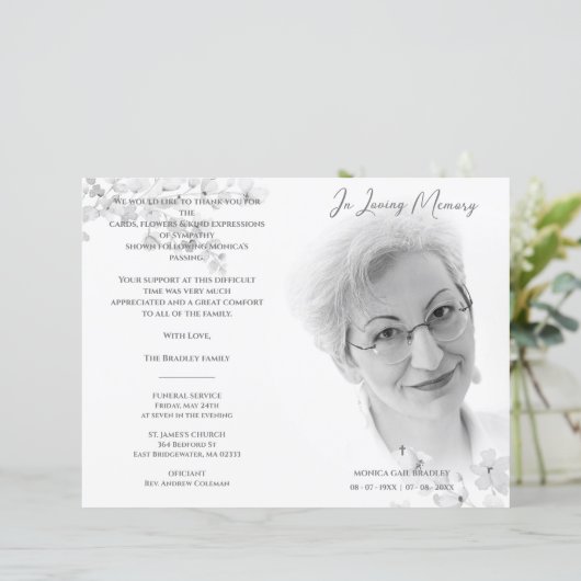 Black & White Photo Herinnering Service Beste Ones (Staand voorkant)