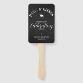 Black White Photo Quote Class Afstuderen Hartelijk Handwaaier (Achterkant)