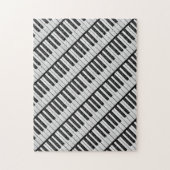 Black & White Piano Keys Legpuzzel (Verticaal)