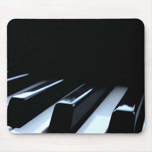 Black & White Piano Keys Muismat (Voorkant)